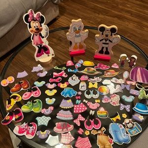 Wooden dress up set ( magnetic)